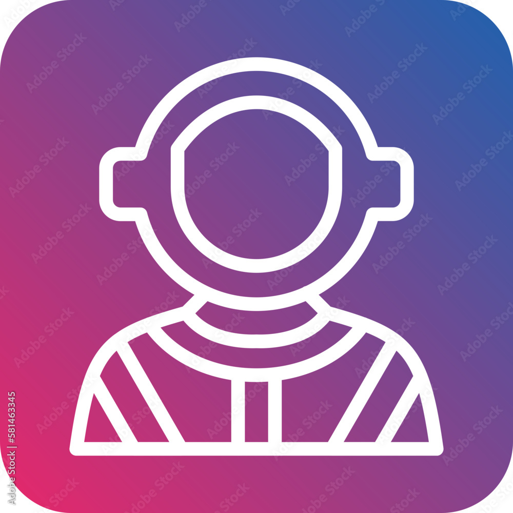 Vector Design Astronaut Icon Style Vector Design Astronaut Icon Style