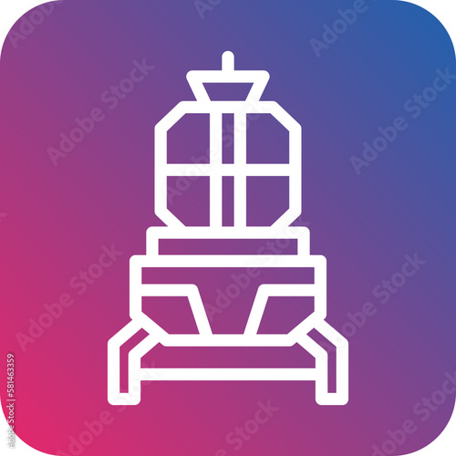 Vector Design Lander Icon Style