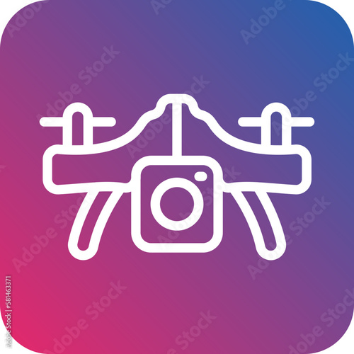 Vector Design Camera Drone Icon Style