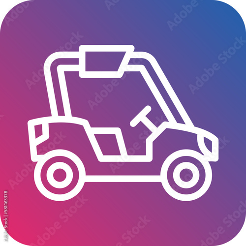 Vector Design Buggy Car Icon Style