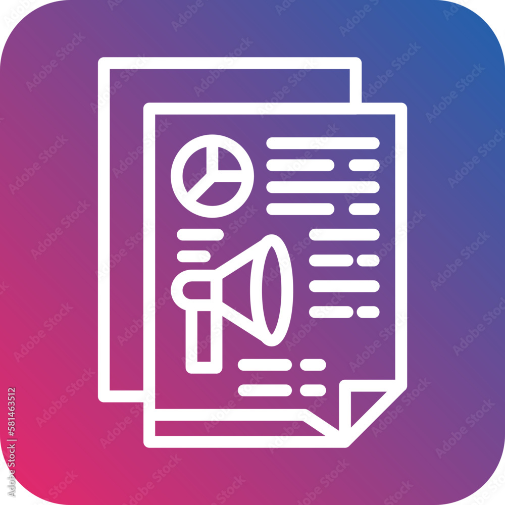 Vector Design Marketing Report Icon Style Vector Design Marketing Report Icon Style