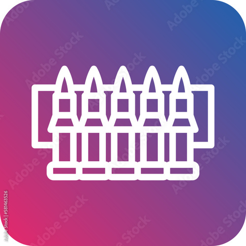 Vector Design Ammunition Icon Style