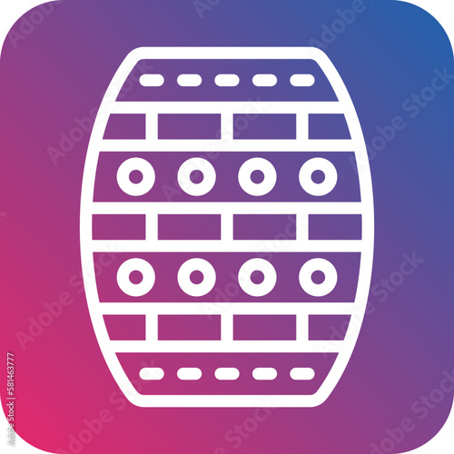 Vector Design Barrel Icon Style
