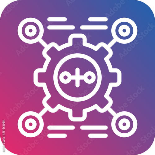 Vector Design Automate Icon Style
