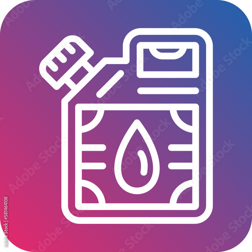 Vector Design Oil Canister Icon Style