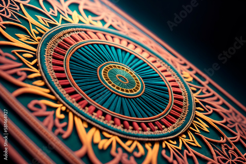 Wallpaper Mural textile concept art illustrtion. Generative ai. Torontodigital.ca