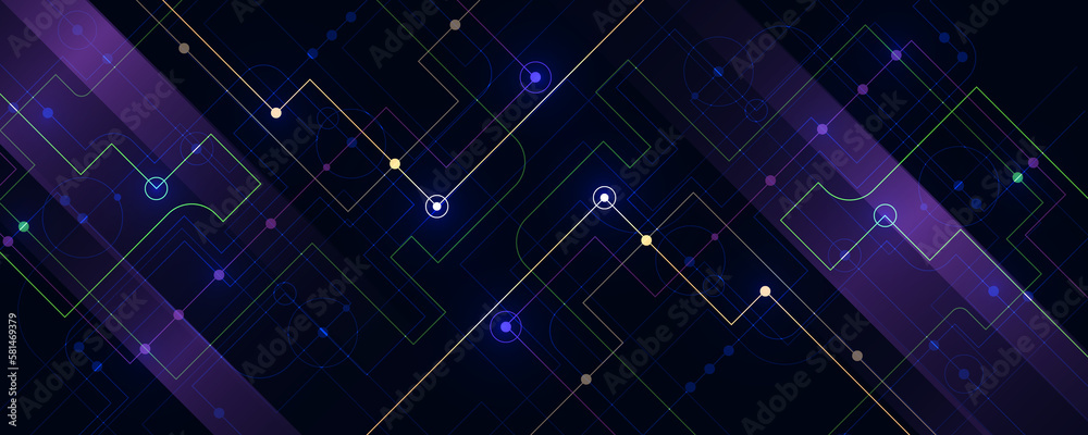 abstract background image digital communication network technology circuit board concept