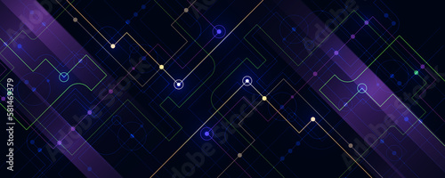 abstract background image digital communication network technology circuit board concept