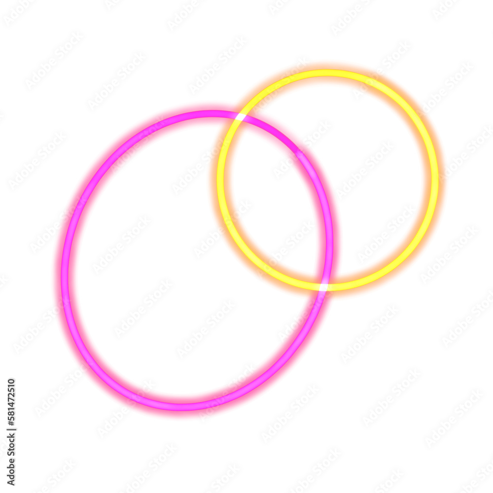 Elements Neon Retro style 80s. Elements Neon Retro style 80s.