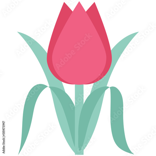 Rose Vector Color Illustration Vector Icon which can easily modify or edit 

