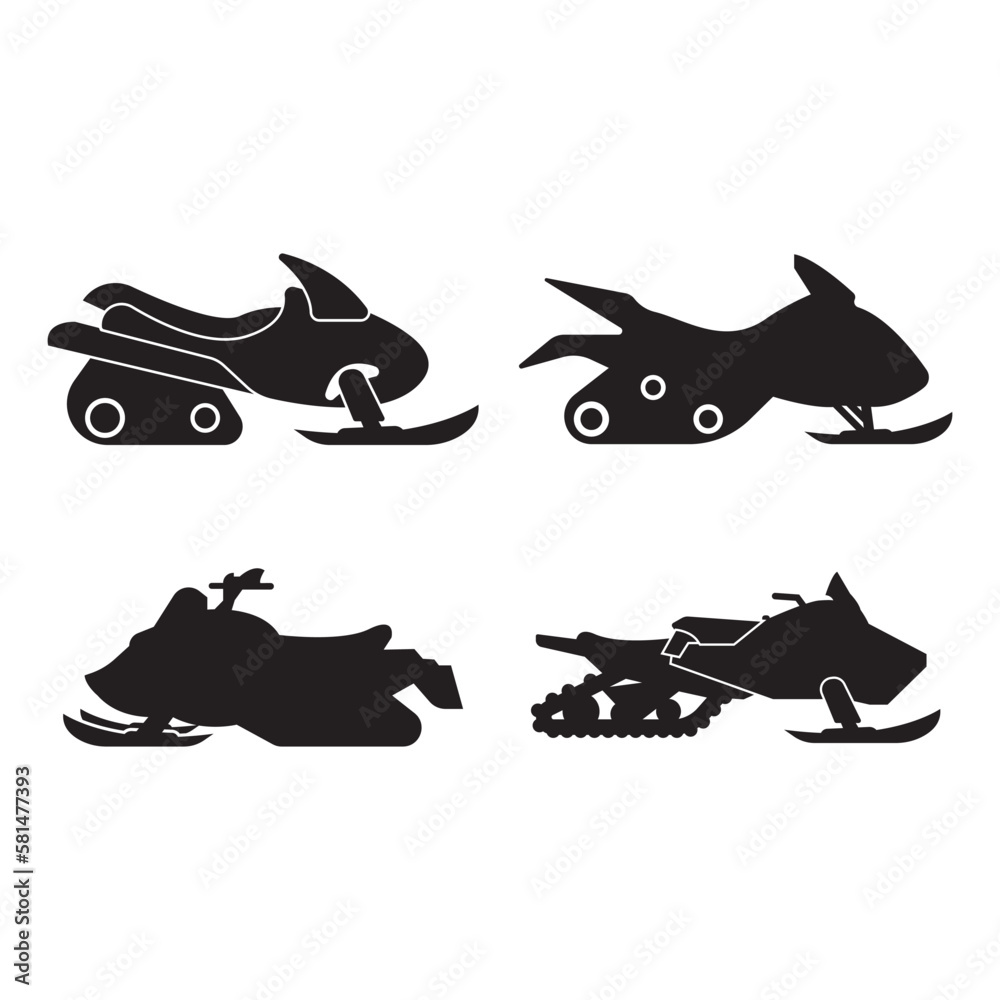 Senowmobile simple icon,logo illustration design template Senowmobile simple icon,logo illustration design template