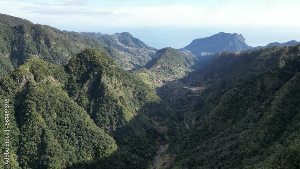 View from Balcoes viewpoint, levada dos Balcoes in Madeira island, Portugal. View from Balcoes viewpoint, levada dos Balcoes in Madeira island, Portugal.