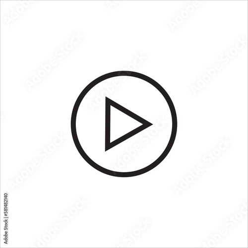 Free Download play icon vector design - GFXLoad