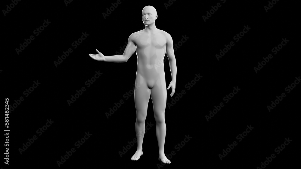 Beautiful young man posing, isolated on black background. 3d illustration (rendering). Plastic shiny mannequin, android, robot. Beautiful young man posing, isolated on black background. 3d illustration (rendering). Plastic shiny mannequin, android, robot.