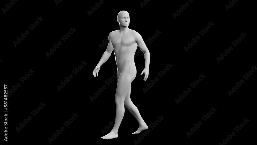 Beautiful young man posing, isolated on black background. 3d illustration (rendering). Plastic shiny mannequin, android, robot. Beautiful young man posing, isolated on black background. 3d illustration (rendering). Plastic shiny mannequin, android, robot.
