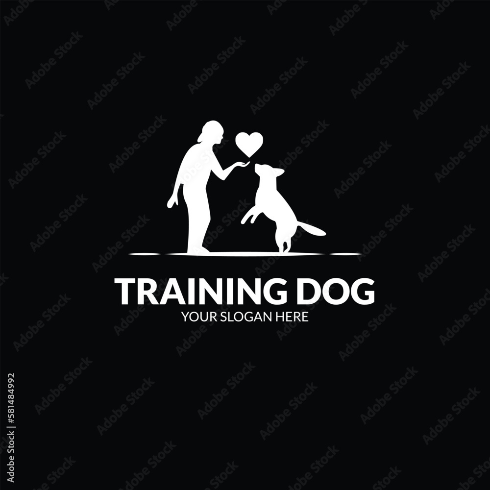 training dog logo