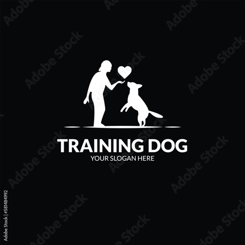 training dog logo
