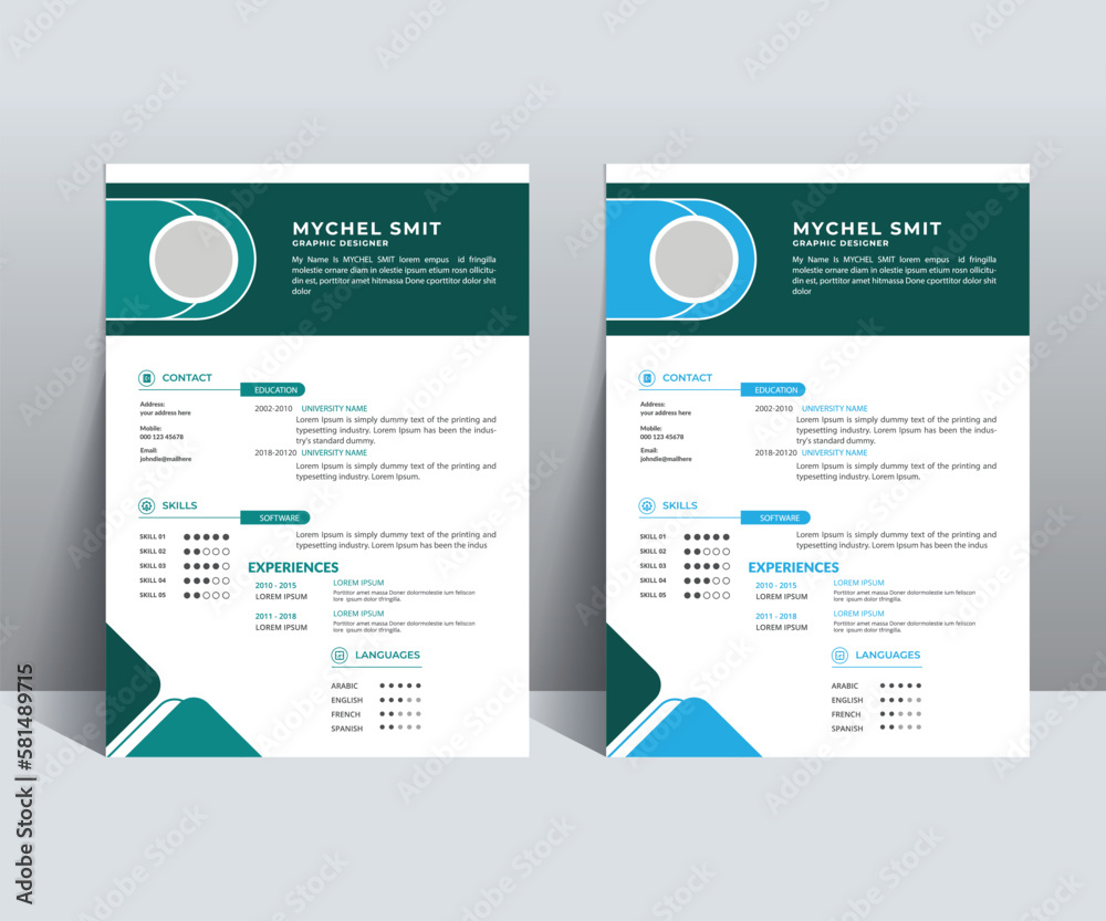 Clean Resume/CV Template Clean Resume/CV Template