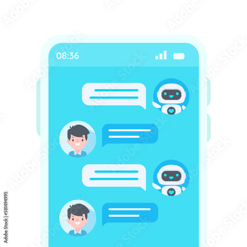 Auto reply system with intelligent robots provide information and help customers with problems