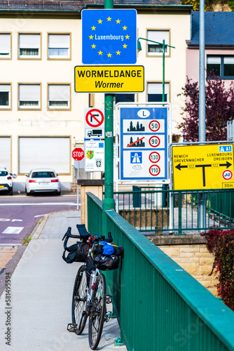 Grenzübergang Deutschland - Luxemburg nach Wormeldange