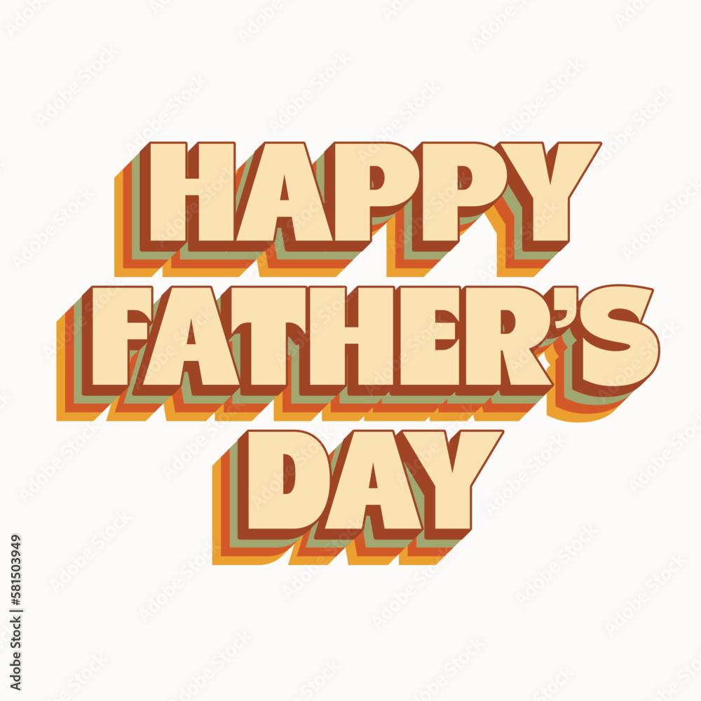 Happy Fathers Day calligraphy light banner. Happy father`s day vector lettering background. Dad my king illustration. ideas for t-shirt. printing