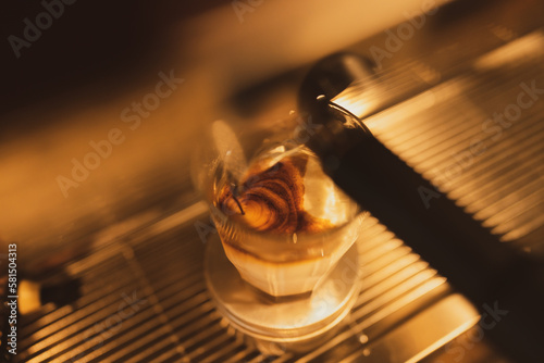 Staff are extracting coffee...