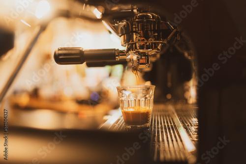 Staff are extracting coffee...