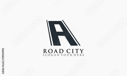 road city concept design architect logo