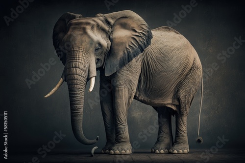 antecedent elephant. Generative AI © AkuAku