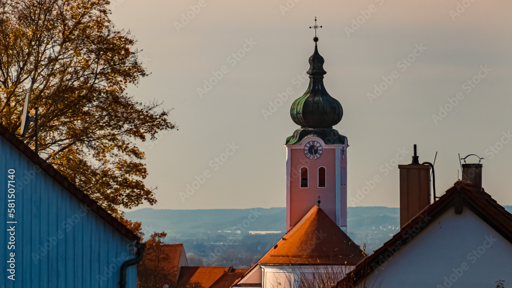 Church at Landau, Isar, Bavaria, Germany