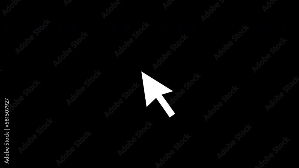 Animation of a mouse cursor in the shape of a pointer with a click, then a double click with the appearance of a circle on the impact of each click (alpha channel) Animation of a mouse cursor in the shape of a pointer with a click, then a double click with the appearance of a circle on the impact of each click (alpha channel)