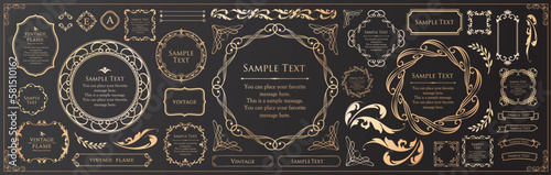 ラグジュアリーなフレームデザインコレクション