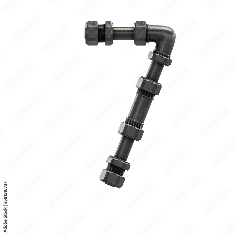Chromium Pipes 3D Alphabet or Lettering PNG Graphics Chromium Pipes 3D Alphabet or Lettering PNG Graphics