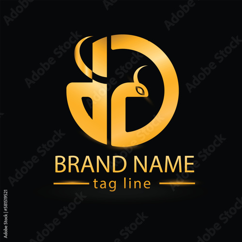 Abstract business logo set. Corporate identity design elements.