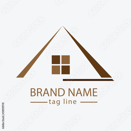 Abstract business logo set. Corporate identity design elements.