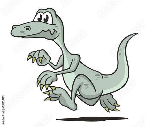 Dino Cartoon - Raptor