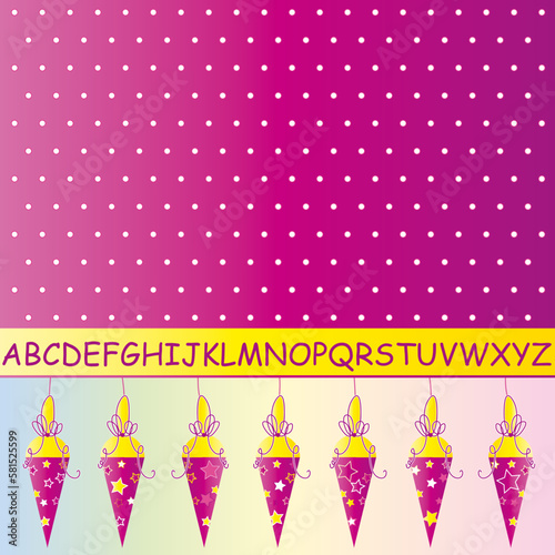 Geschenke, Schultüten, Alphabet