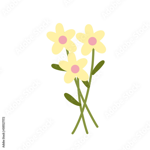 Cute flower illustration