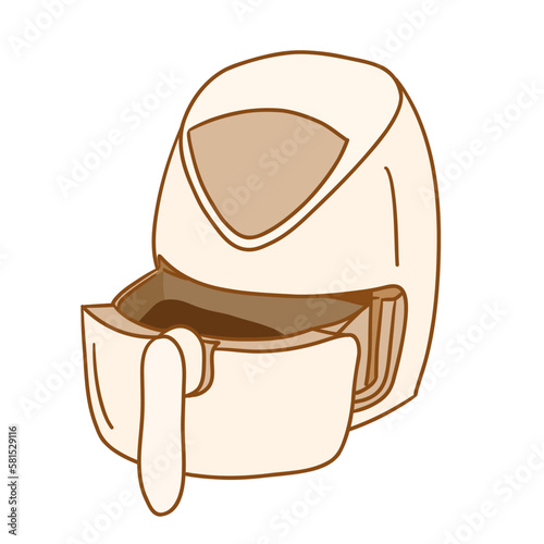 pastel kitchenware_air fryer _file ai
