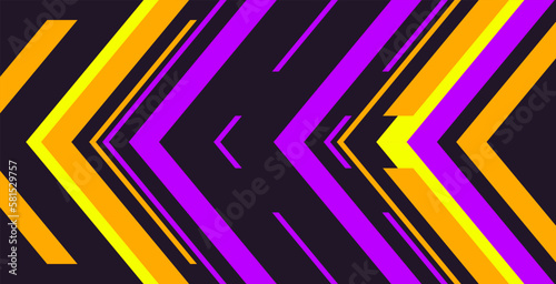 gaming banner background with a modern shape theme
