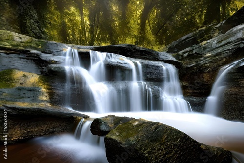 Breathtaking Landscapes with Blue Skies and Green Forests