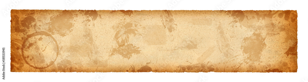 Naklejka premium Long wide panoramic background texture, sheet of grunge paper.