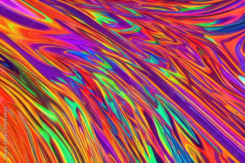 Colorful Paint Splash Texture in an Abstract Background
