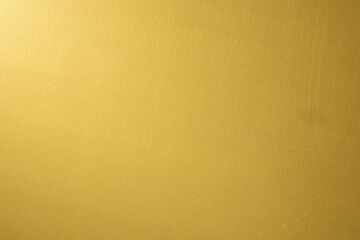 Shiny yellow leaf gold foil texture background.