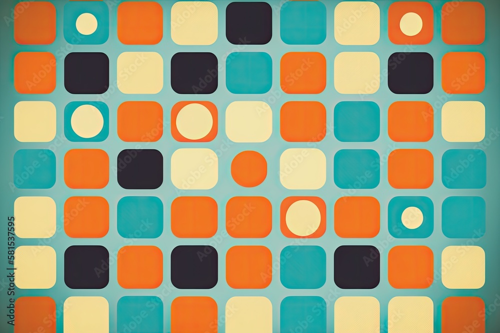 Abstract background with squares Abstract background with squares