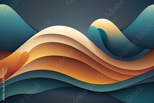 Abstract wave background