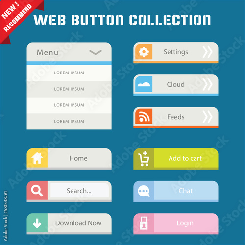 cta web button collection	
