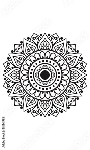 Luxury Ornamental floral round Mandala Background Pattern