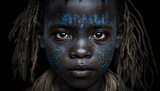 African Tribal Face Painting