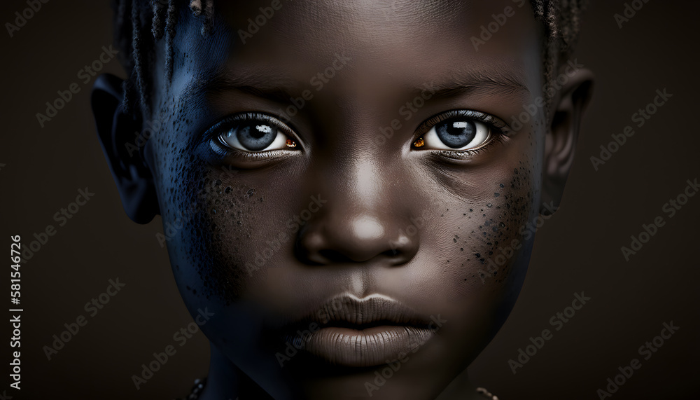 African Tribal Face Painting